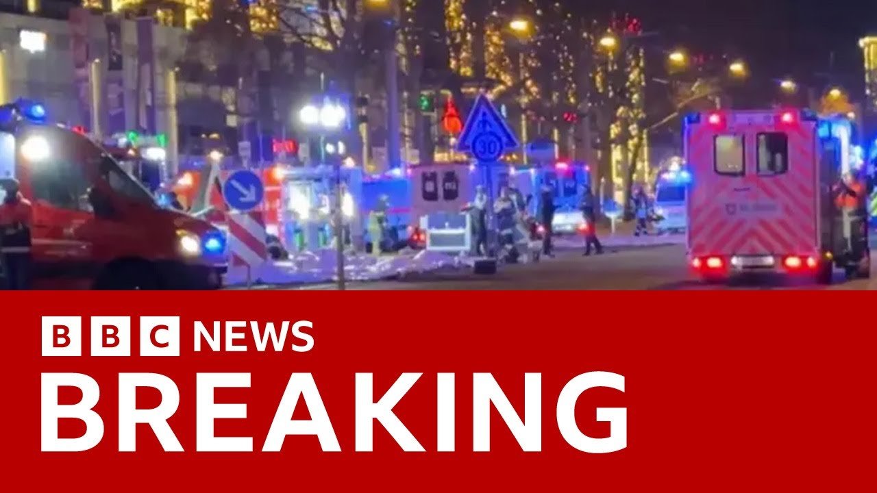 Fatal Incident: Car Plows Into Crowd at German Christmas Market, Leaving At Least One Dead