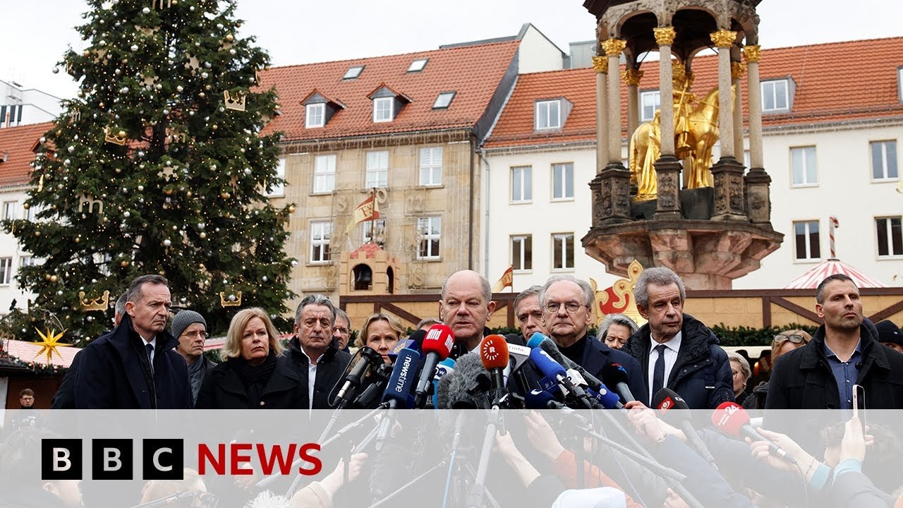 Chancellor Olaf Scholz Addresses Nation Following Attack at Magdeburg Christmas Market