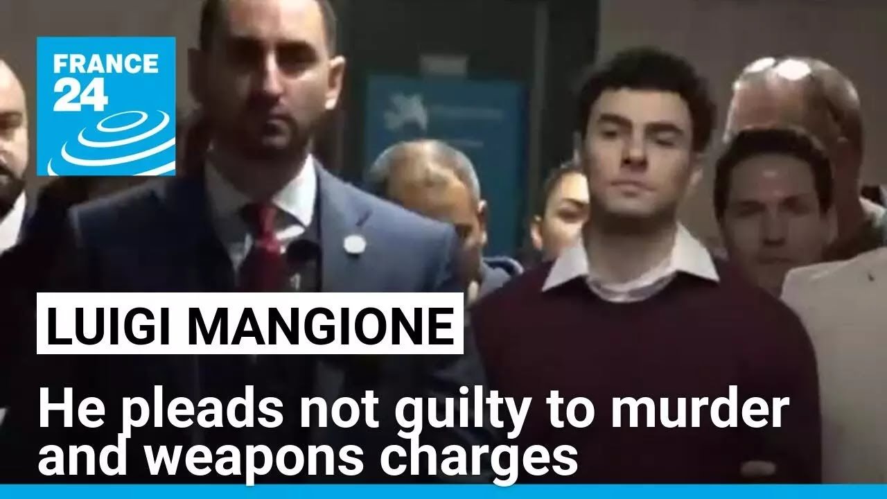 Luigi Mangione Pleads Not Guilty to Murder and Weapons Charges