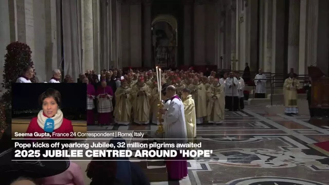 Pope Francis Opens Holy Door, Initiating Jubilee Year on Christmas Eve