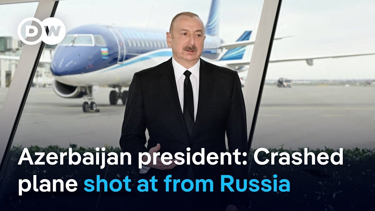 Aliyev Accuses Russia of Concealing Cause of Plane Crash, Reports DW News