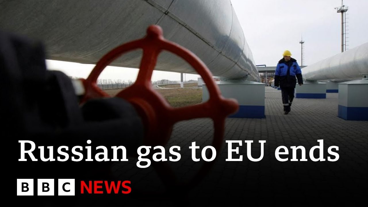 Ukraine Halts Transit of Russian Gas to European Union