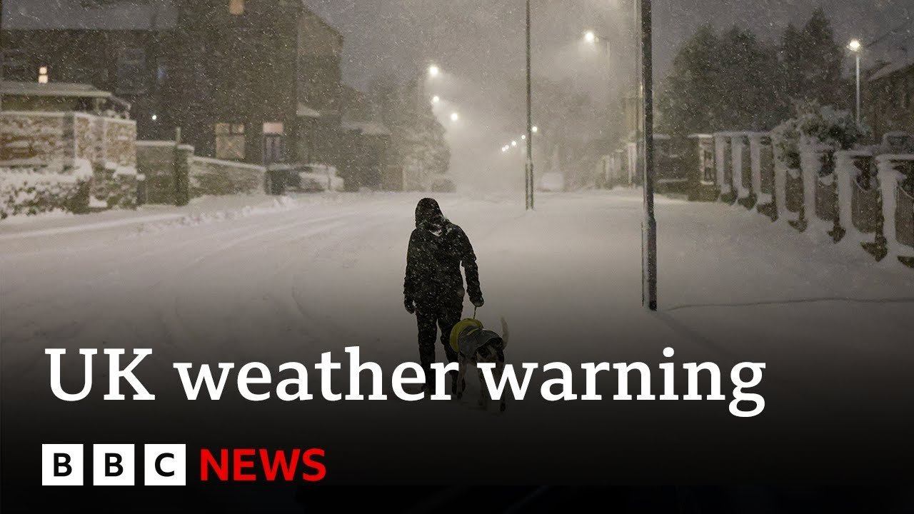 Heavy Snow Disrupts Travel Across UK; Weather Warnings Continue