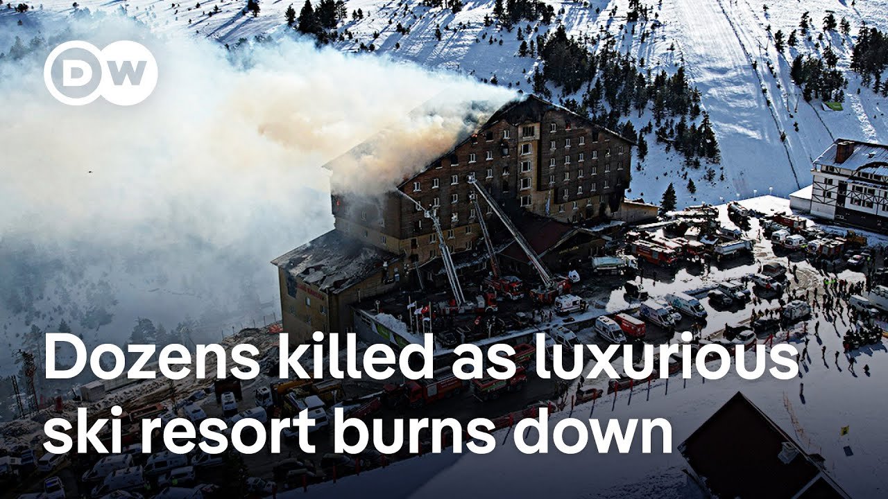 Nine Detained Over Deadly Ski Resort Fire in Turkey, Death Toll Rises to 76