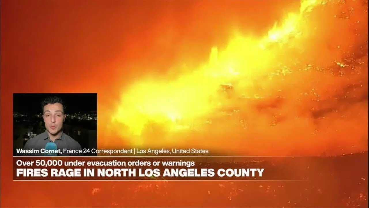 Over 50,000 in Northern LA County Receive Evacuation Orders or Warnings Amid Wildfires