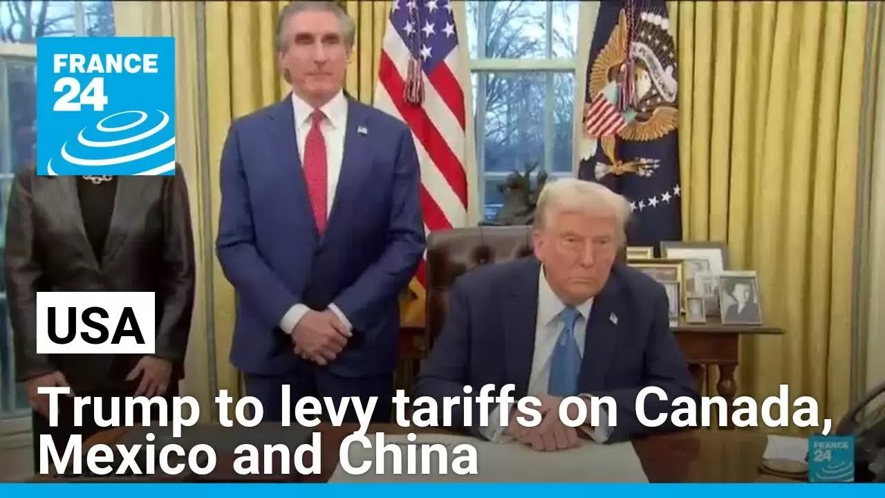 Trump Announces Tariffs on Imports from Canada, Mexico, and China