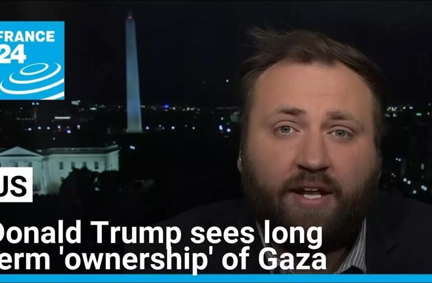 Donald Trump Discusses Long-Term ‘Ownership’ of Gaza on FRANCE 24 English