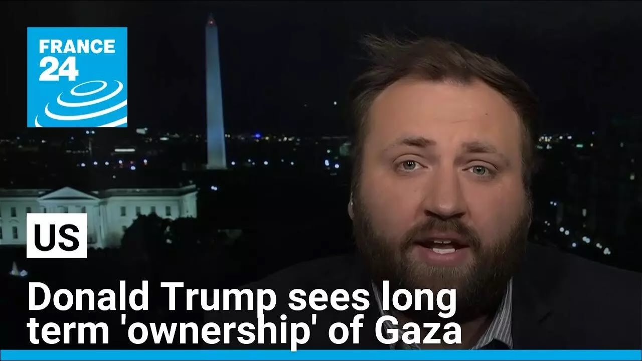 Donald Trump Discusses Long-Term ‘Ownership’ of Gaza on FRANCE 24 English