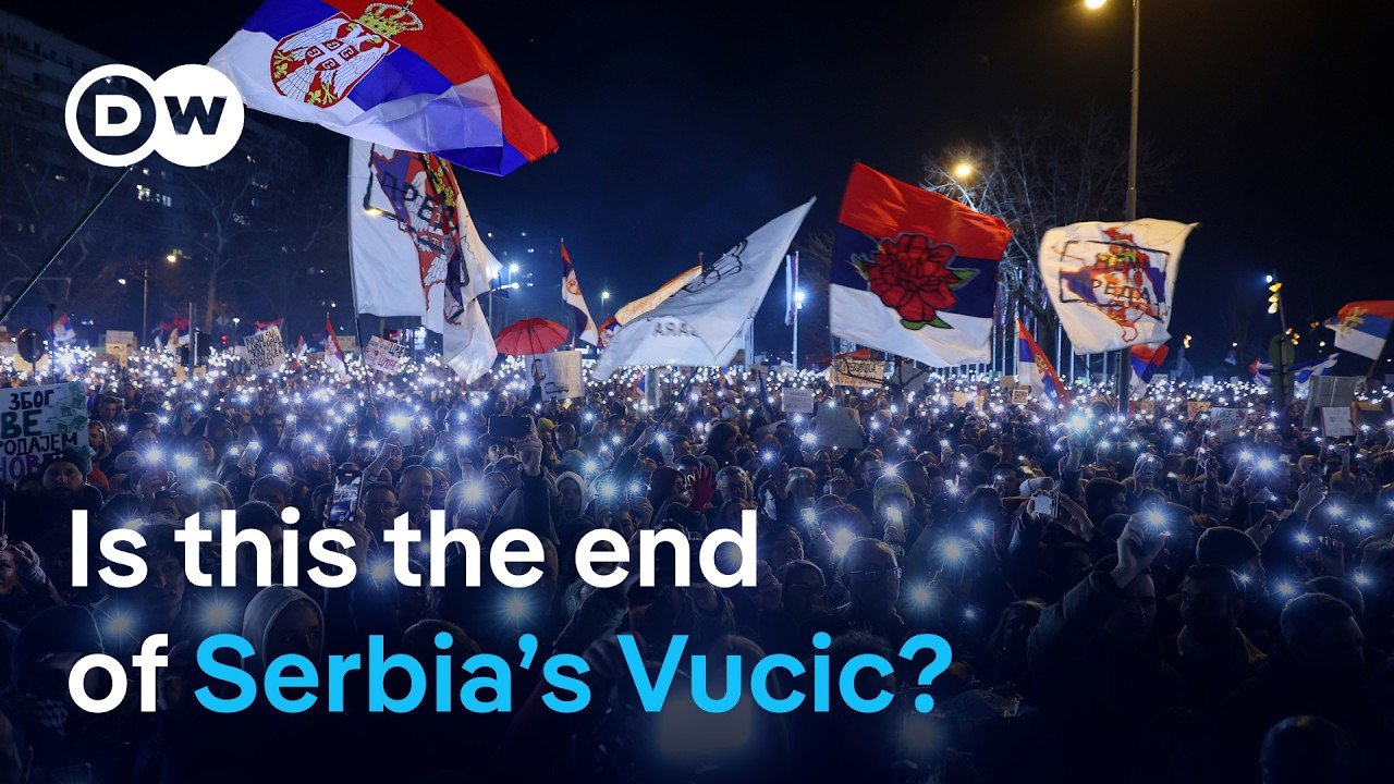 Serbian Protesters Demand President Vucic’s Resignation: DW News Report