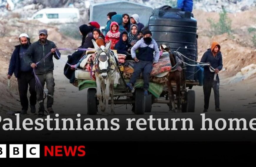 Palestinians Return to Ruins in Northern Gaza Following Israeli Withdrawal