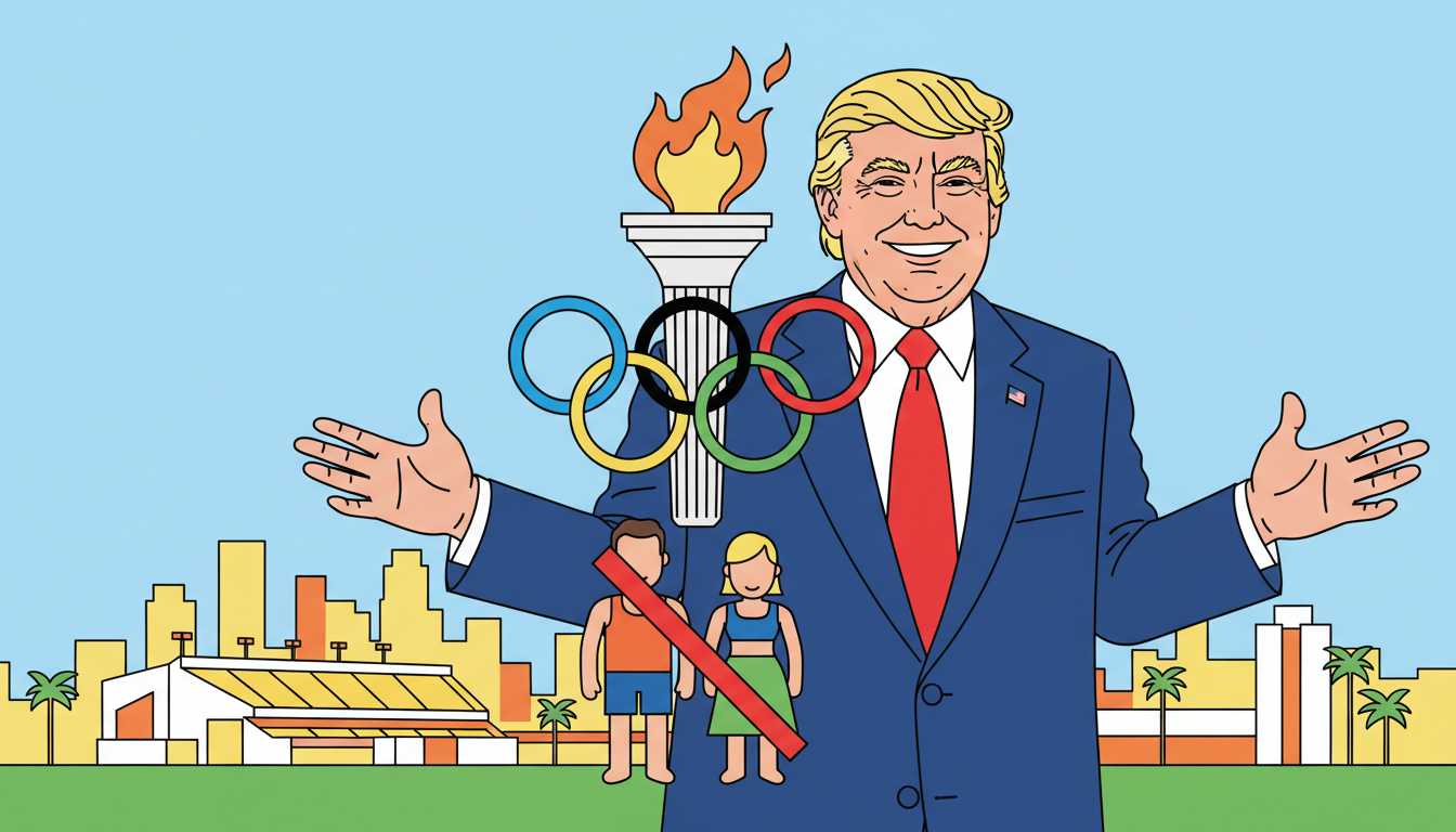 Donald_Trump_Claims_Credit_for_2028_Los_Angeles_Olympics_Transgender_Athlete_Ban