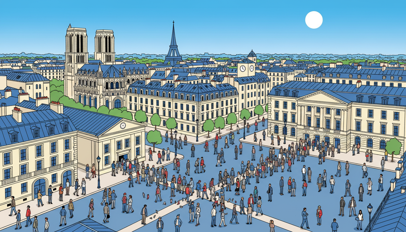 French Legislative Elections: Voter Turnout Increases at Midday Across Major Cities