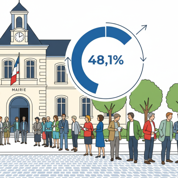 French Municipal Election Turnout Reaches 48.1% at 5 PM in Second Round