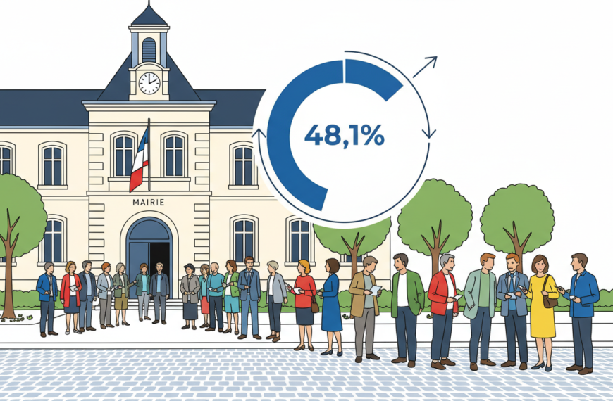 French Municipal Election Turnout Reaches 48.1% at 5 PM in Second Round