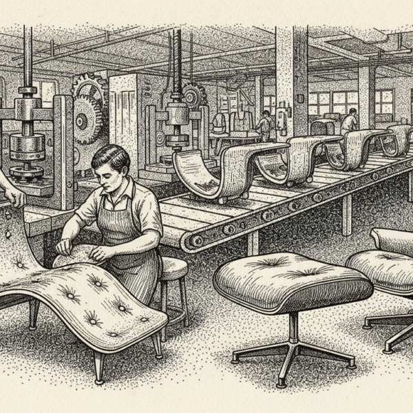 Inside the Manufacturing Process of the Eames Lounge Chair in the United States