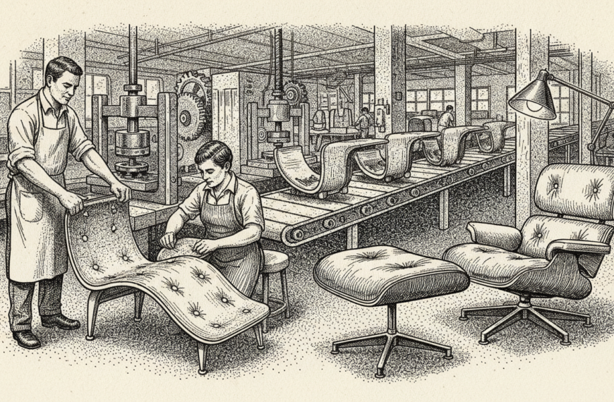 Inside the Manufacturing Process of the Eames Lounge Chair in the United States