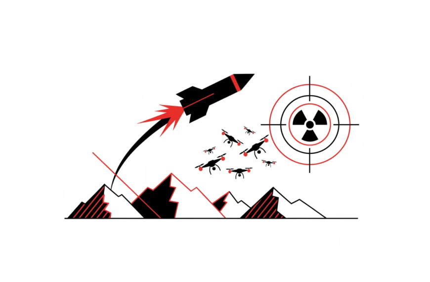 Iran Launches Missile and Drone Strikes Near Israeli Nuclear Facility