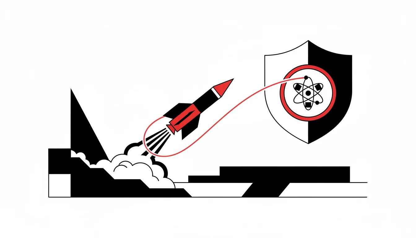 Iran Launches Strikes Near Israeli Nuclear Facility