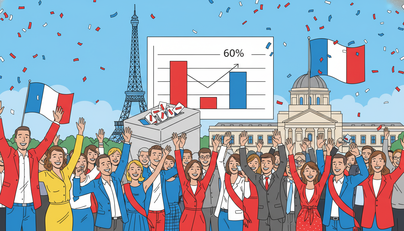 Left-Wing Coalition Wins 60% of the Vote in Paris During French Legislative Elections