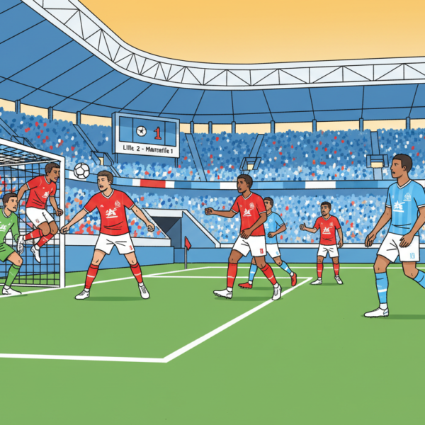 Lille Defeats Marseille to Move Closer to Third Place in Ligue 1 Standings