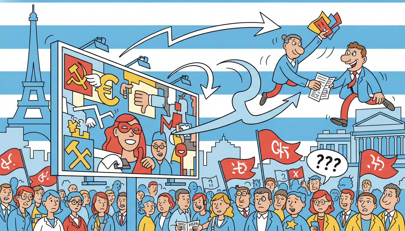 Misleading Campaign Advertisements Target French Far-Left in Elections