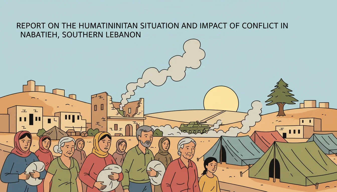 Report on the Humanitarian Situation and Impact of Conflict in Nabatieh, Southern Lebanon