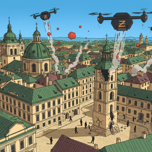 Russian Drone Strikes Kill Eight and Damage UNESCO Site in Lviv