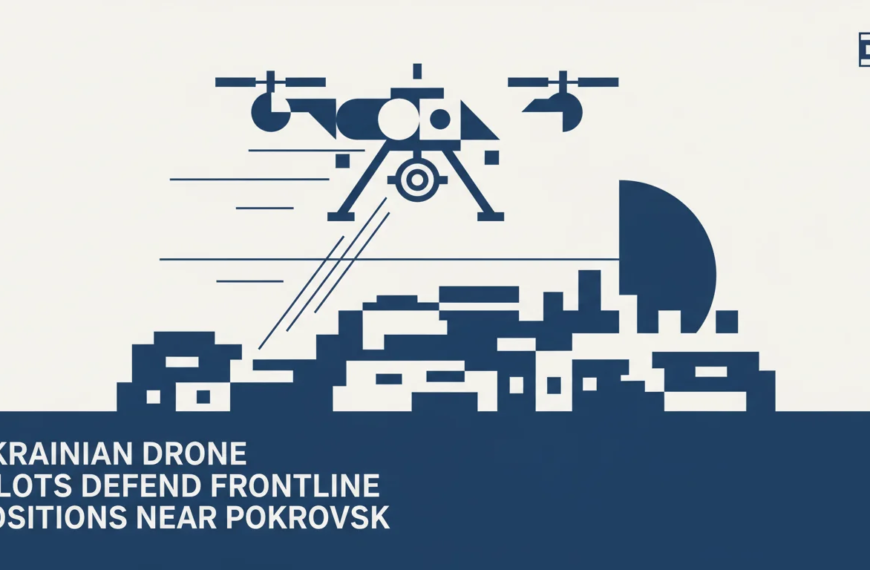 Ukrainian Drone Pilots Defend Frontline Positions Near Pokrovsk